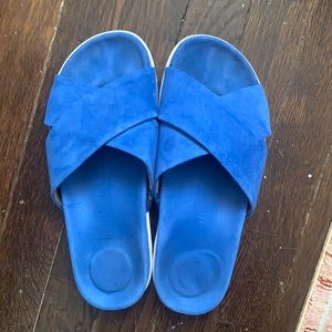 Gentle Souls suede slides